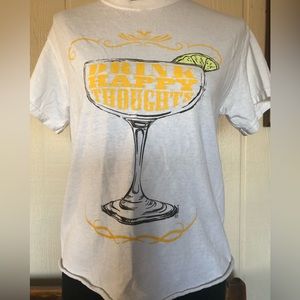 Goodie two Sleeves TShirt - Drink Happy Thoughts